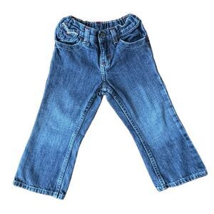 Riders Girls Toddler Kids Embroidered Detail Denim Blue Jeans. 3. 3T.
